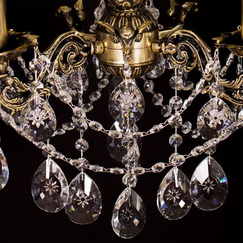 Люстра бронзовая Мелания №3 в Ижевске Гусь Хрустальный