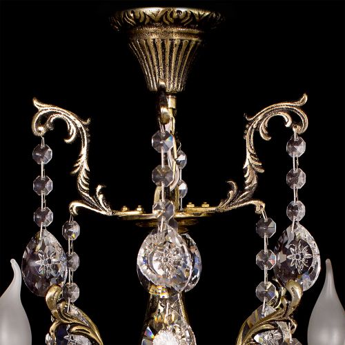 Люстра бронзовая Мелания №4 в Ижевске Гусь Хрустальный