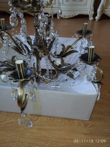 Люстра бронзовая Мелания №6/2 в Ижевске отзыв и фото покупателя