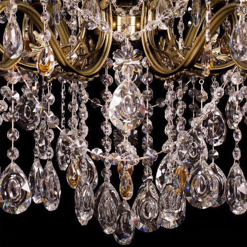 Люстра бронзовая Мелания №6/2 в Ижевске Гусь Хрустальный