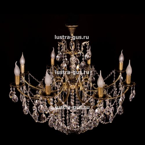 Люстра бронзовая Мелания №8 в Ижевске Гусь Хрустальный