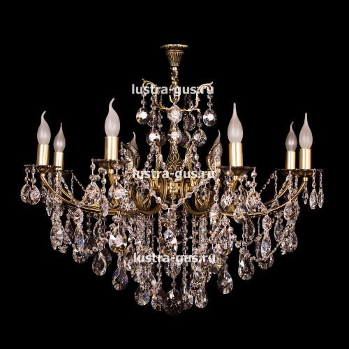 Люстра бронзовая Мелания №8 в Ижевске Гусь Хрустальный