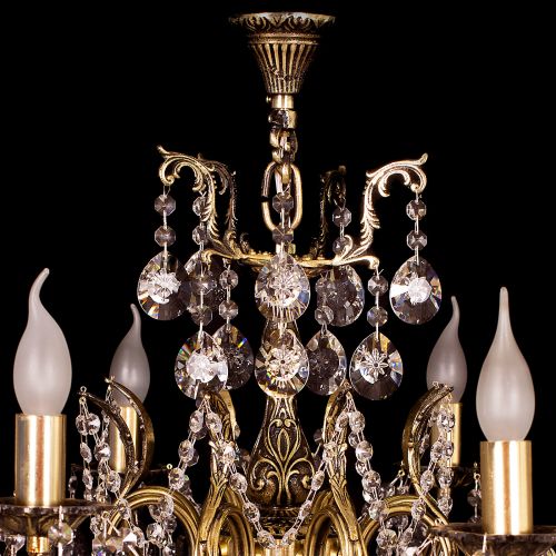 Люстра бронзовая Мелания №8 в Ижевске Гусь Хрустальный