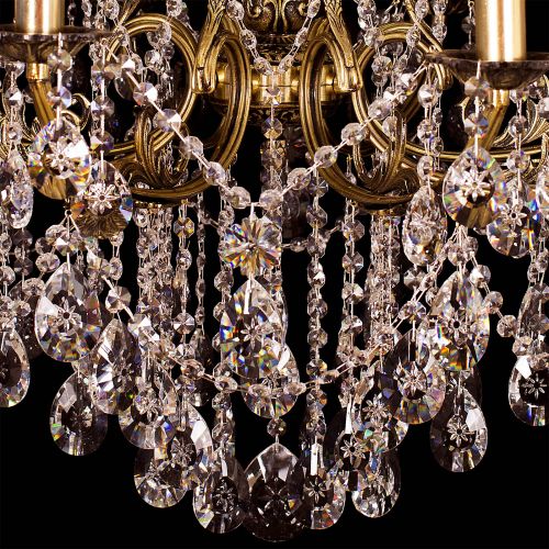 Люстра бронзовая Мелания №8 в Ижевске Гусь Хрустальный