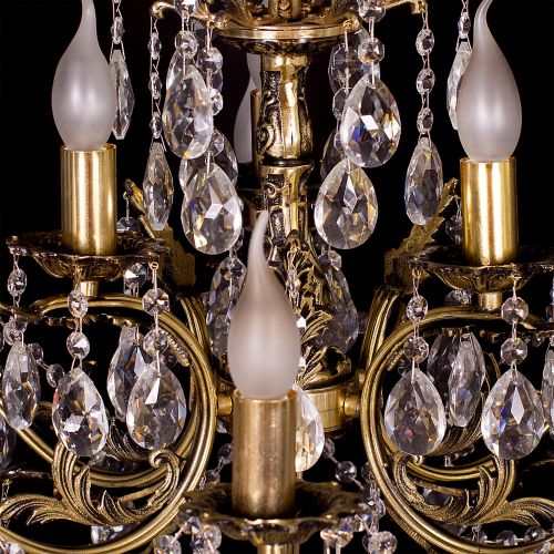 Люстра бронзовая Мелания №9 в Ижевске Гусь Хрустальный