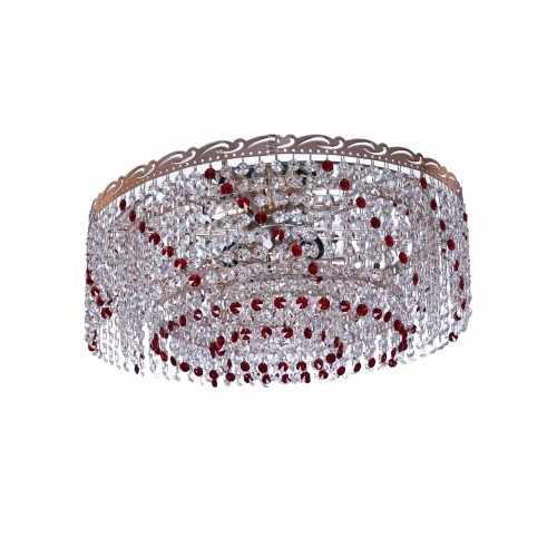 Люстра Капель обтикон цветной в Ижевске Гусь Хрустальный