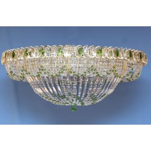 Потолочная люстра Кольцо 1000 мм Купол цветная