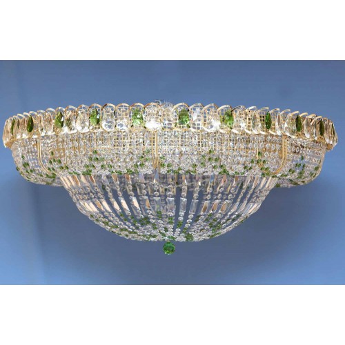 Люстра Кольцо 1000 мм Купол цветная в Ижевске Гусь Хрустальный