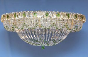 Люстра Кольцо 1000 мм Купол цветная в Ижевске отзыв и фото покупателя