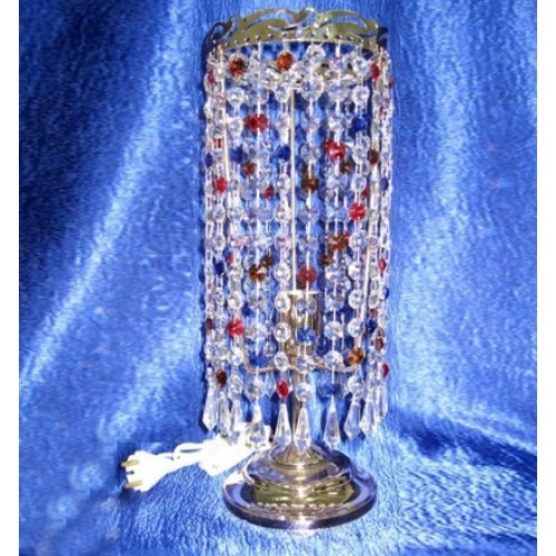 Лампа настольная Анжелика Меланж Карандаш в Ижевске Гусь Хрустальный