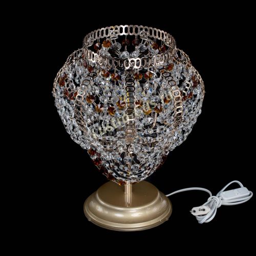 Настольная лампа Альфа №1 чайная в Ижевске Гусь Хрустальный