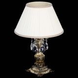 Бронзовая настольная лампа Антик №1 Баден с абажуром в Ижевске Бронзовая настольная лампа Антик №1 Баден с абажуром в Ижевске