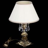 Бронзовая настольная лампа Антик №1 Баден с абажуром в Ижевске Бронзовая настольная лампа Антик №1 Баден с абажуром в Ижевске