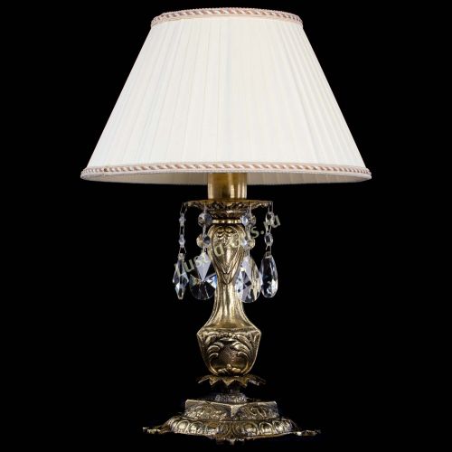 Бронзовая настольная лампа Антик №1 Лучик с абажуром в Ижевске Бронзовая настольная лампа Антик №1 Лучик с абажуром в Ижевске