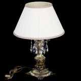 Бронзовая настольная лампа Антик №1 Лучик с абажуром в Ижевске Бронзовая настольная лампа Антик №1 Лучик с абажуром в Ижевске