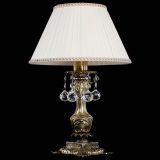 Бронзовая настольная лампа Антик №1 Шар  с абажуром в Ижевске