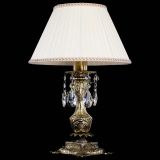 Бронзовая настольная лампа Антик №1 Журавлик с абажуром в Ижевске