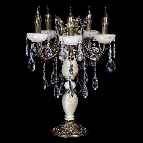 Настольная лампа Антик №5 с камнем в Ижевске Настольная лампа Антик №5 с камнем в Ижевске