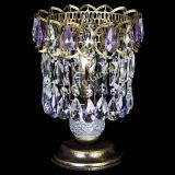 Настольная лампа Астра №1 под бронзу Фиолетовая в Ижевске