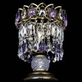 Настольная лампа Астра №1 под бронзу Фиолетовая в Ижевске