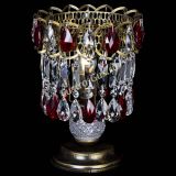 Настольная лампа Астра №1 под бронзу Красная в Ижевске