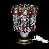 Настольная лампа Астра №1 под бронзу Красная в Ижевске