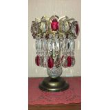 Настольная лампа Астра №1 под бронзу Красная в Ижевске