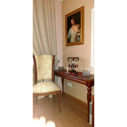 Настольная лампа Астра №1 под бронзу Красная в Ижевске Гусь Хрустальный