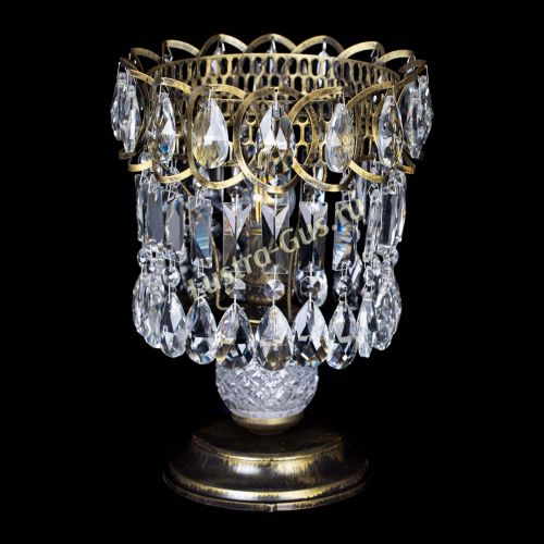 Настольная лампа Астра №1 под бронзу в Ижевске Гусь Хрустальный