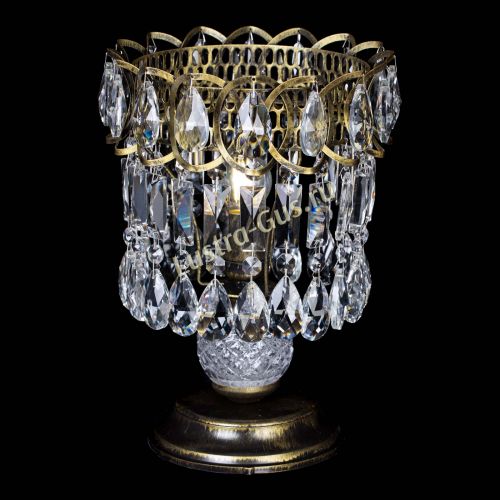 Настольная лампа Астра №1 под бронзу в Ижевске Гусь Хрустальный