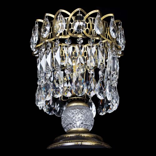 Настольная лампа Астра №1 под бронзу в Ижевске Гусь Хрустальный