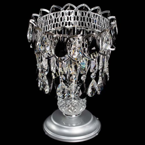 Настольная лампа Астра №1 черная в Ижевске Гусь Хрустальный