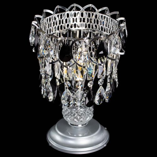 Настольная лампа Астра №1 черная в Ижевске Гусь Хрустальный