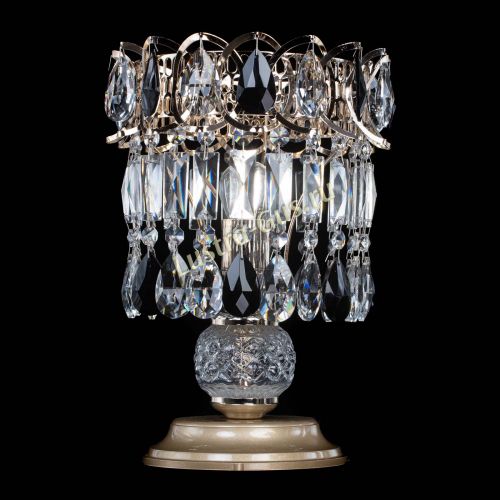 Настольная лампа Астра №1 черная в Ижевске Гусь Хрустальный