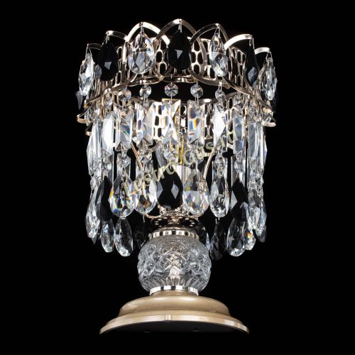 Настольная лампа Астра №1 черная в Ижевске Гусь Хрустальный