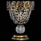 Настольная лампа Астра ажур №1 под бронзу Черная в Ижевске