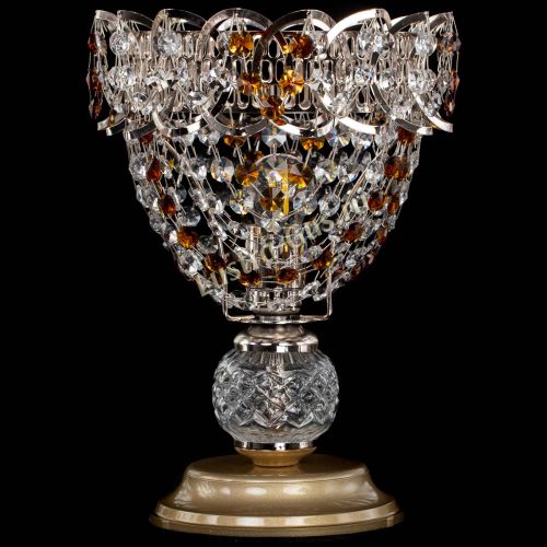 Настольная лампа Астра ажур №1 в Ижевске Гусь Хрустальный