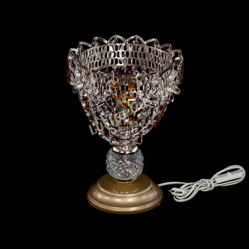 Настольная лампа Астра ажур №1 в Ижевске Гусь Хрустальный