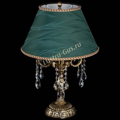 Бронзовая настольная лампа Аврора №3 Баден с абажуром в Ижевске Бронзовая настольная лампа Аврора №3 Баден с абажуром в Ижевске