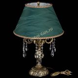 Бронзовая настольная лампа Аврора №3 Баден с абажуром в Ижевске Бронзовая настольная лампа Аврора №3 Баден с абажуром в Ижевске