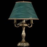 Бронзовая настольная лампа Аврора №3 с абажуром в Ижевске Бронзовая настольная лампа Аврора №3 с абажуром в Ижевске