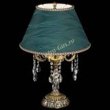 Бронзовая настольная лампа Аврора №3 Журавлик с абажуром в Ижевске Бронзовая настольная лампа Аврора №3 Журавлик с абажуром в Ижевске