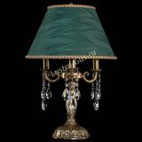 Бронзовая настольная лампа Аврора №3 Журавлик с абажуром в Ижевске Бронзовая настольная лампа Аврора №3 Журавлик с абажуром в Ижевске