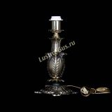 Бронзовая настольная лампа Делия №1 с абажуром в Ижевске Бронзовая настольная лампа Делия №1 с абажуром в Ижевске