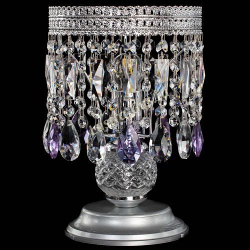 Настольная лампа Флоренция №1 фиолетовая в Ижевске Гусь Хрустальный