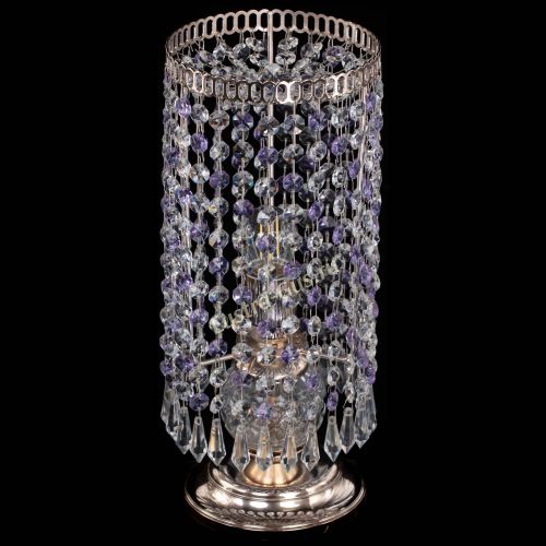 Настольная лампа Кольцо с карандашами фиолетовая в Ижевске Гусь Хрустальный