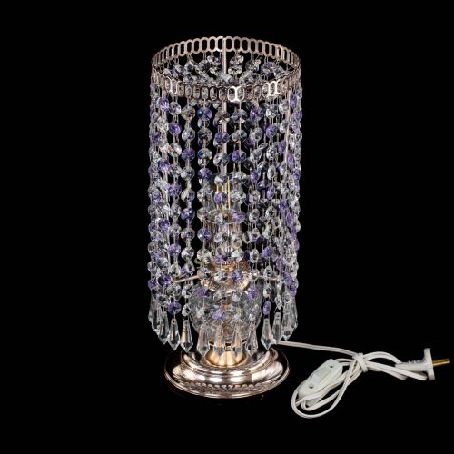 Настольная лампа Кольцо с карандашами фиолетовая в Ижевске Гусь Хрустальный