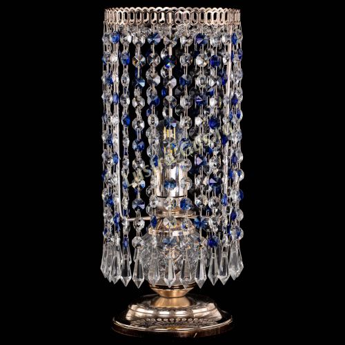 Настольная лампа Кольцо с карандашами синяя в Ижевске Гусь Хрустальный