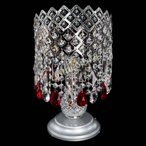 Настольная лампа Корона №1 красная в Ижевске Гусь Хрустальный