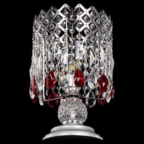 Настольная лампа Корона №1 красная в Ижевске Гусь Хрустальный